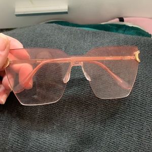 Pink ombré sunglasses